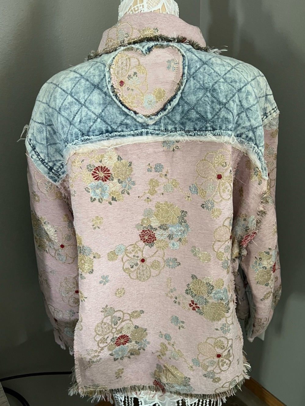 POL Vintage Floral Quilted Bomber - NWT - Picture 7 of 10